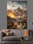 Savaş Temalı Osmanlı Dekoratif Kanvas - Mdf Ahşap Tablo 2