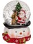 Snowball 65MM Kar Küre Biblo Yılbaşı Noel Baba Kardan Adam Cam Poliresin Fener Çam Ağaç 1 Adet 2