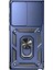 Samsung Galaxy S23 Ultra Sürgülü Kamera Koruyucu Metal Halka Ayaklı Stand Çizilmez Kılıf Case 2