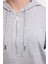 Wl Doına 16MS438 5fx Grı Melanj Kadın Sweatshirt 4