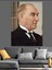 Mustafa Kemal Atatürk Dekoratif Kanvas - Mdf Ahşap Tablo 3