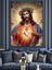 Hz Isa Jesus Christ Dekoratif Kanvas - Mdf Ahşap Tablo 3