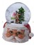 Snowball 65MM Kar Küre Biblo Yılbaşı Noel Baba Kardan Adam Çam Ağaç Cam Poliresin Sevimli 1 Adet 4