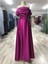 Şalkaya Beli Drape Ip Askılı Yırtmaçlı Uzun Saten Abiye Özel Gün Elbisesi 1
