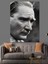 Siyah Beyaz Mustafa Kemal Atatürk Dekoratif Kanvas - Mdf Ahşap Tablo 4