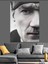 Mustafa Kemal Atatürk Dekoratif Kanvas - Mdf Ahşap Tablo 3