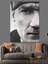 Mustafa Kemal Atatürk Dekoratif Kanvas - Mdf Ahşap Tablo 4