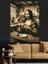Mona Lisa Pop Art Dekoratif Kanvas - Mdf Ahşap Tablo 3