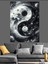 Ying Yang Denge Dekoratif Kanvas - Mdf Ahşap Tablo 2