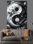 Ying Yang Denge Dekoratif Kanvas - Mdf Ahşap Tablo 3