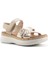 Holı 5fx Bej Kadın Comfort Sandalet 2