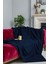 Koltuk Örtüsü | Çekyat Örtüsü | Koltuk Şalı 175X300 Mikrofiber Şönil Çift Taraflı Kaymaz | Lacivert 2