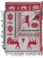 Mylasahome %100 Pamuk Yılbaşı Desenli Çok Amaçlı Koltuk Şalı 130 x 170 (Kırlentsiz) 3