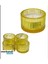 Sarı Mini 5,5x3,5 cm Kase Lokumluk Reçellik Tealightlık Mumluk Cam Kaktüs Tealight Mum 1 Adet 4