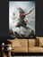 Mızraklı Savaşçı Dekoratif Kanvas - Mdf Ahşap Tablo 2