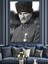 Mustafa Kemal Atatürk Dekoratif Kanvas - Mdf Ahşap Tablo 3