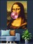 Mona Lisa Pop Art Dekoratif Kanvas - Mdf Ahşap Tablo 1