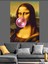 Mona Lisa Pop Art Dekoratif Kanvas - Mdf Ahşap Tablo 4
