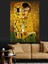 Gustav Klimt The Kiss Öpücük Dekoratif Kanvas - Mdf Ahşap Tablo 4