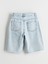 Lcw Kids Beli Ayarlanabilir Lastikli Kız Çocuk Jean Şort 2