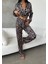 Ipek Saten Pijama Leopar M 1