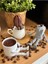 3D Kahve Köşesi Sevimli Biblo Seti 3'lü,kahve Çekirdeği,beyaz Kahve Kupası,moko Pot,coffee Set 2