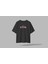 Göktürkçe Türk Yazısı ve Ay Yıldız Beyaz Yazılı Tarihi Liderler Baskılı Oversize Unisex Siyah T-Shirt 1