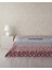 Metrashop Home Fanciful Patchwork Çift Kişilik Çok Amaçlı Örtü Bordo 3