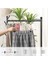Metalden Yapılmış Pantolon Askısı, 31 cm Elbise Askısı, Kaymaz, Pantolon, Etek ve Çoraplar İçin, Klipsli Etek Askıları, 20'li Set, İyi Esneklik, Krom Kaplama, Siyah-Gümüş CRI003-20 3