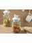 Metrashop Home Karina Cam Saklama Kavanoz 970 ml Beyaz 2