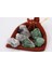 Anyolit Ruby In Zoisite Taşı-Rutil Kuvars Taşı Işlenmemiş Doğal Taş Ham Kütle 2'li Set 20/30GR 2