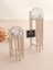 Ikili Gümüş Içi Dolu Köpüklü Kristal Metal Stand Paslanmaz Kaplama Dekoratif Obje Hediyelik 3