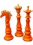 Dekoratif Satranç Biblo Turuncu 1