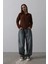 Balon Kesim Pantolon - Mavi 4
