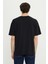 %100 Pamuk Oversize Fit Geniş Kesim Bisiklet Yaka Baskılı Tişört 5