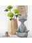 Dekoratif Yoga Yapan Kedi Biblo Meditasyon Kedi Heykeli Ev Dekoru 4