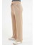 Vizon Yüksek Bel Beli Lastikli Bağcıklı Wide Leg Basic Eşofman Alt 5