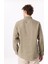 Haki Erkek Düğmeli Regular Fit %100 Keten Gömlek F5SM-GML 2767 5