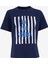 Bisiklet Yaka Baskılı Lacivert Kadın T-Shirt F5SL-TST0436 5