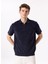 Düz Lacivert Erkek Polo T-Shirt F5SM-TST 2776 2