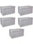 Çok Amaçlı Düzenleyici Kutu Organizer Cırt Cırtlı Hurç Mega Plus Boy 40CM x 30CM x 70CM (5 Adet) 1