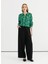 Normal Bel Standart Siyah Kadın Pantolon 25YSL5356 1