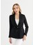 Standart Siyah Kadın Ceket 25YSL1445 4