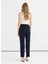 Normal Bel Standart Lacivert Kadın Pantolon 25YSL5347 4