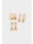 Kadın 3'lü Gold Küpe E6459AXNS 1
