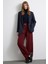 Geniş Paça Pantolon Bordo 3