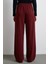 Geniş Paça Pantolon Bordo 5