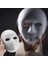 Beyaz Renk Boyanabilir Anonim Tam Yüz Cosplay Maske 24X18 cm 2