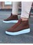 Taba Bağcıklı Sneakers Yarım Bilek Bot 1
