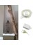 100 Ledli 8 Fonksiyonlu 10 Metre LED Aydınlatma Dekor Lambası (Beyaz) ( Lisinya ) 2